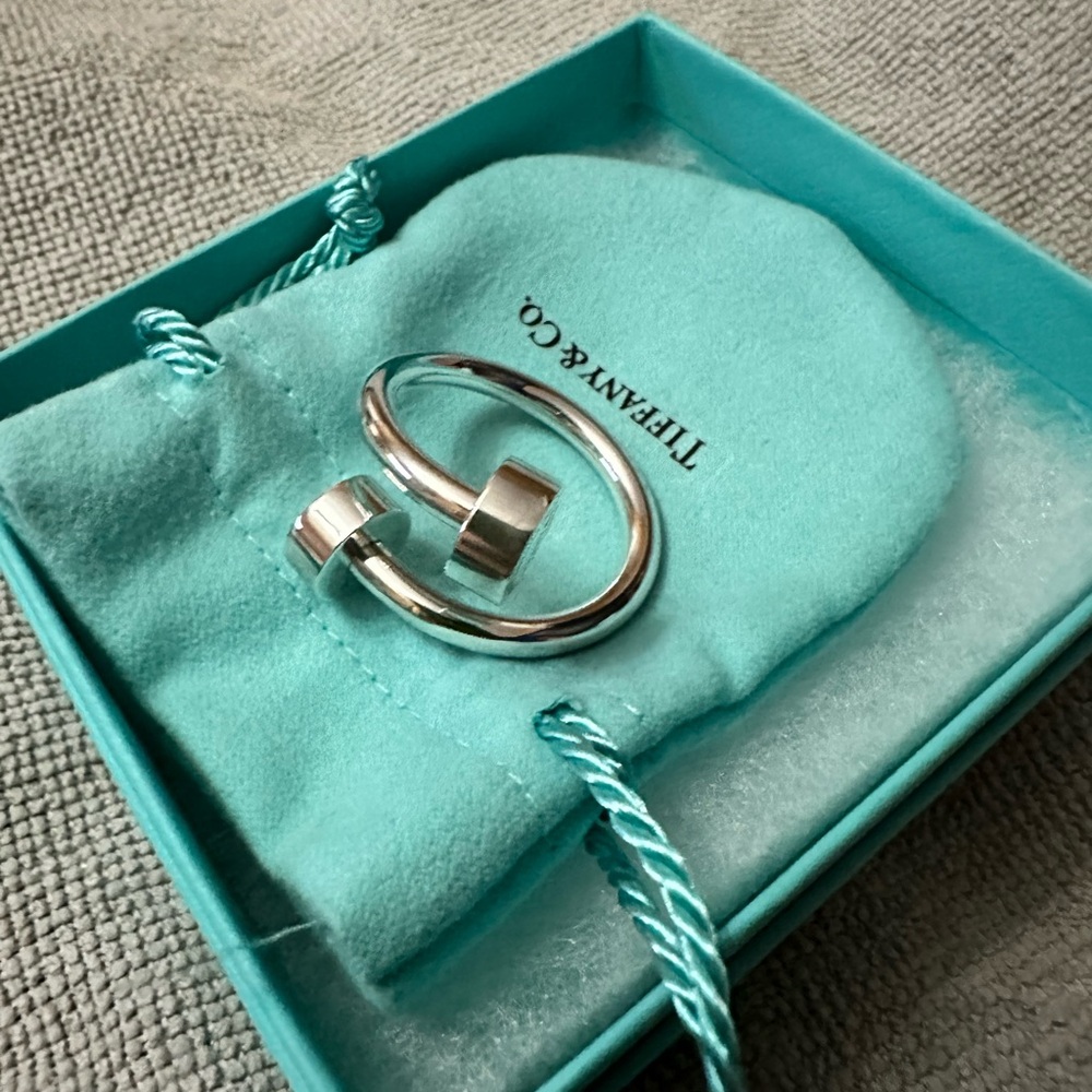 Tiffany & Co Sterling Silver Key Ring